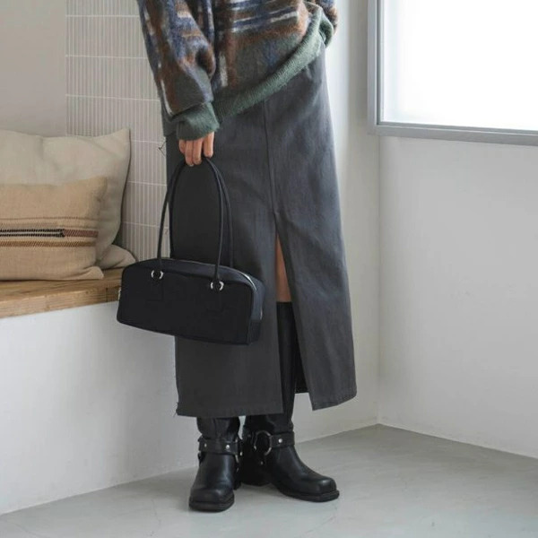 【即納】Ungrid アングリッド スリットタイトスカート 112450830701【2024】【AW】【2024秋冬】【2024AW】【入荷】