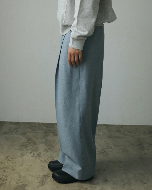 【即納】anuke アンヌーク anuke　Heather Tuck Pants ヘザータックパンツ 6242070 船曳ひろみ【2024】【AW】【2024秋冬】【2024AW】【入荷】 即納】anuke アンヌーク anuke Heather Tuck Pants ヘザータックパンツ