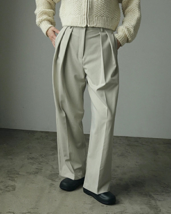 【即納】anuke アンヌーク anuke　Strech Twill Pants ストレッチツイルパンツ 62420713 船曳ひろみ【2024】【AW】【2024秋冬】【2024AW】【入荷】の通販は 16,500円