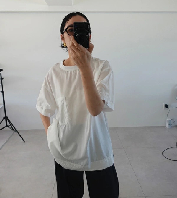 【即納】?nuke アンヌーク anuke　Oversize Pocket Pullover オーバーサイズポケットプルオーバー 62410406 船曳ひろみ【2024】【SS】【2024春夏】【2024SS】【入荷】の通販は 7,392円