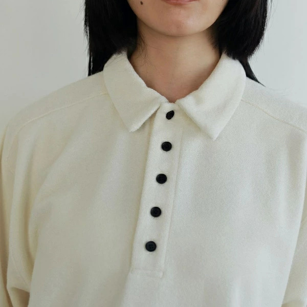 【即納】anuke アンヌーク anuke　Pile Polo Tops パイルポロトップス ポロシャツ 62510635 船曳ひろみ【2025】【AW】【2025夏秋】【2025AW】【入荷】