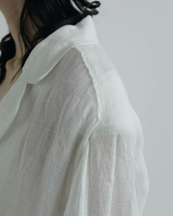 即納】anuke アンヌーク anuke Linen Sheer Jacket リネンシアー