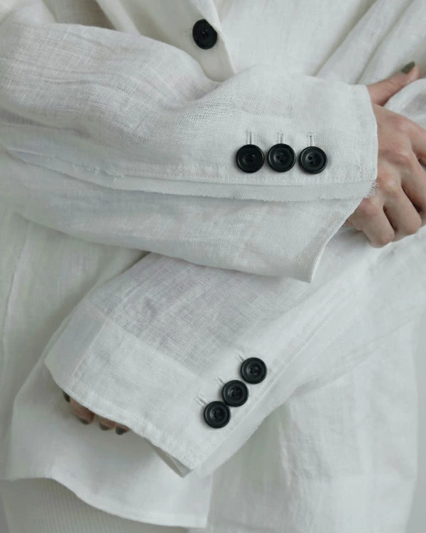 即納】anuke アンヌーク anuke Linen Sheer Jacket リネンシアー