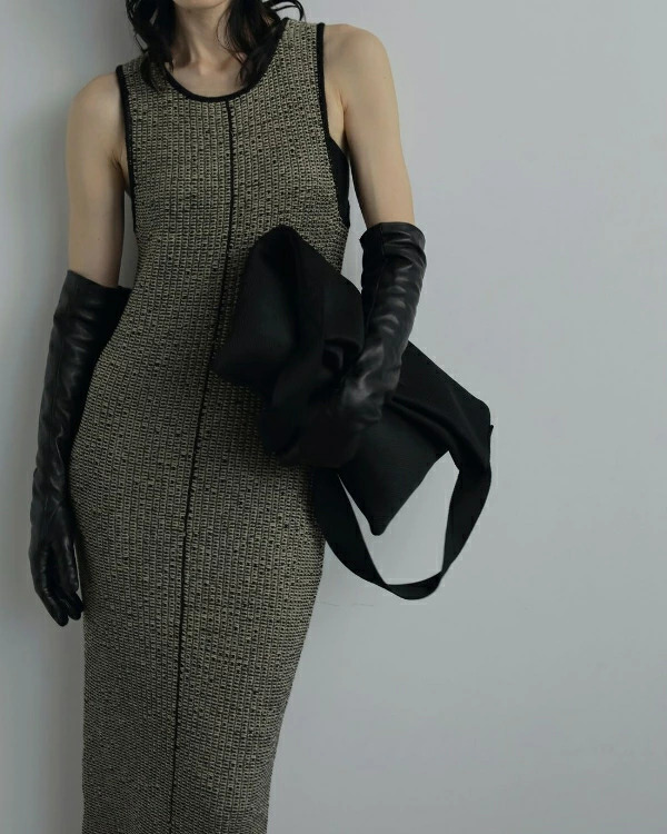 【即納】anuke アンヌーク anuke　Sleeveless Jacquard Onepiece スリーブレスジャカードワンピース 62520302 船曳ひろみ【2025】【AW】【2025夏秋】【2025AW】【入荷】 即納】anuke アンヌーク anuke Sleeveless Jacquard Onepiece スリーブ