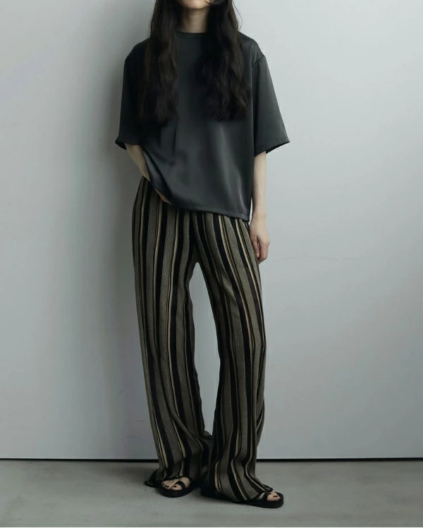 即納】anuke アンヌーク anuke Satin Over Tops サテンオーバー