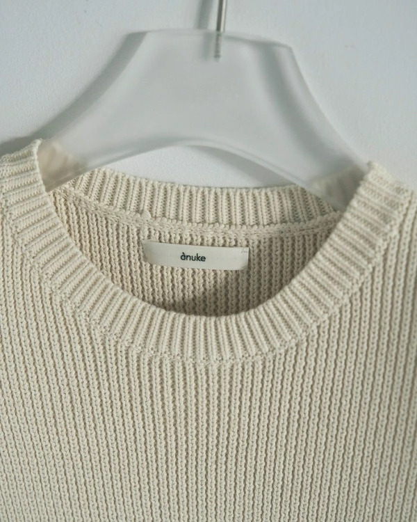 【即納】anuke アンヌーク anuke　Padin Knit Tanktop パダンニットタンクトップ 62520521 船曳ひろみ【2025】【AW】【2025夏秋】【2025AW】【入荷】 即納】anuke アンヌーク anuke Padin Knit Tanktop パダンニットタンク