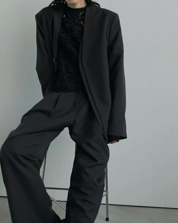 即納】anuke アンヌーク anuke Heather Stretch Pants ヘザー