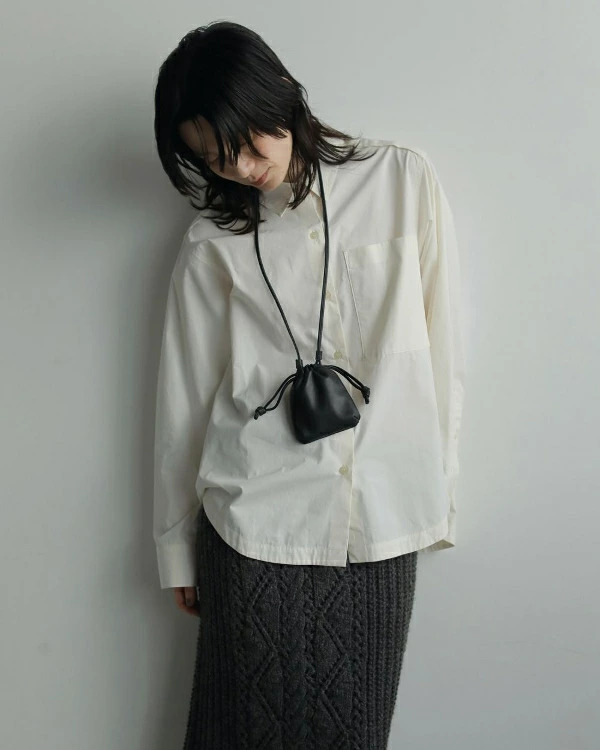 即納】anuke アンヌーク anuke Leather Mini Pochette レザーミニ