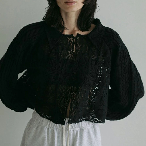anuke アンヌーク　Layered Lace Knit ànuke online store（アンヌーク） / Layered Lace KnitLayered