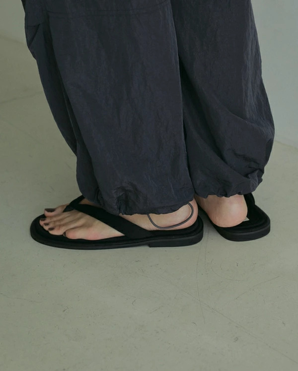 即納】anuke アンヌーク anuke Square Tong Sandals スクエアトング