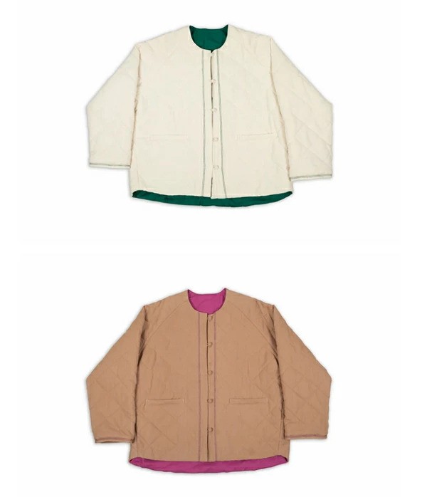 即納】KiiRA キーラ Organic cotton quilting jacket オーガニック