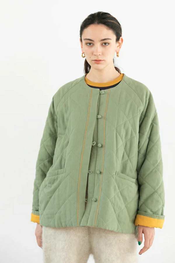 【即納】KiiRA キーラ　Organic cotton quilting jacket オーガニックコットンキルティングジャケット ki-4110  アウター【2022】【AW】【｜au PAY マーケット