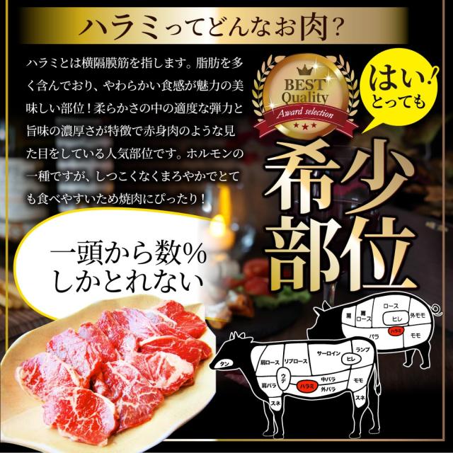 ハラミ 食べ比べ 牛肉 豚肉 焼肉 5kg （250g×20P） メガ盛り 赤身 はらみ バーベ キュー 美味しい ギフト プレゼント 食品 プレゼント 女性 男 性 お祝い あす楽_8
