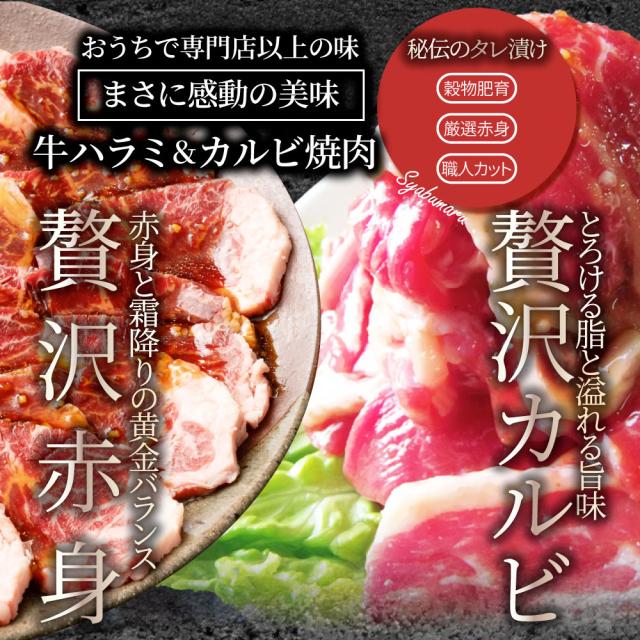 タレ漬け 牛ハラミ ＆ 国産牛入り カルビ 焼肉セット 10kg 肉 牛肉 タレ 赤身 はらみ かるび 秘伝 焼肉セット 焼肉 ランキング1位 やきにく ハラミ アウトドア お家焼肉 レジャー 送料無料 バーベキュー 肉 食材 セット キャンプ キャンプ飯 お肉の しゃぶまる_18