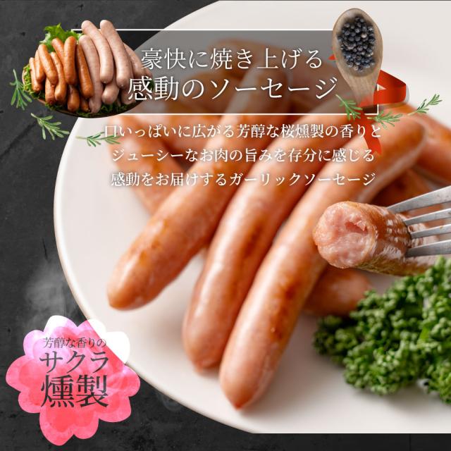 粗挽き ソーセージ 食べ比べ 3.2kg ソーセージ ウインナー 粗挽き 粗びき あらびき ポーク 豚 ガーリック 焼くだけ お弁当 アウトドア お家焼肉 送料無料 バーベキュー セット キャンプ キャンプ飯_7