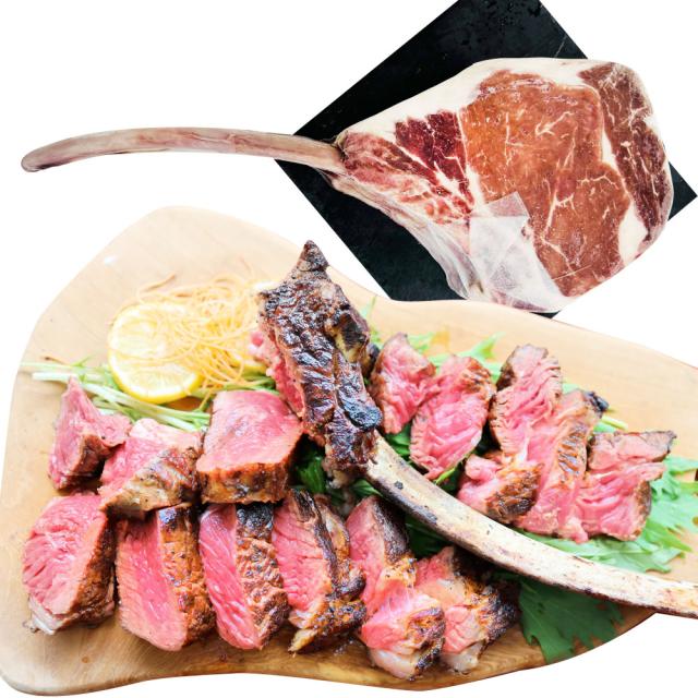 トマホーク 骨付き ステーキ 3kg以上 ギャグ肉 まんが肉 マンガ肉 BBQ 行楽 野外 食べ物 牛肉 アウトドア お家焼肉 レジャー 送料無料 バーベキュー 肉 食材 セット バーベキューセット キャンプ キャンプ飯 お肉の しゃぶまる agesugi_sguの通販は