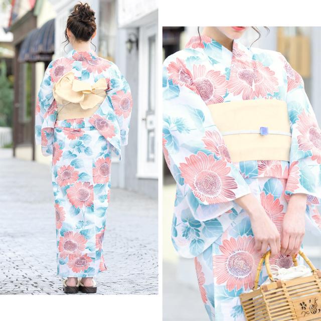 浴衣 レディース セット 浴衣セット 作り帯 大人 2026 2点セット（浴衣