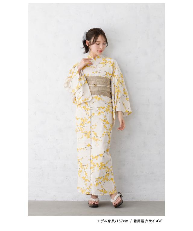 浴衣 セット レディース 浴衣セット 半幅帯 2024新作 大人 3点セット