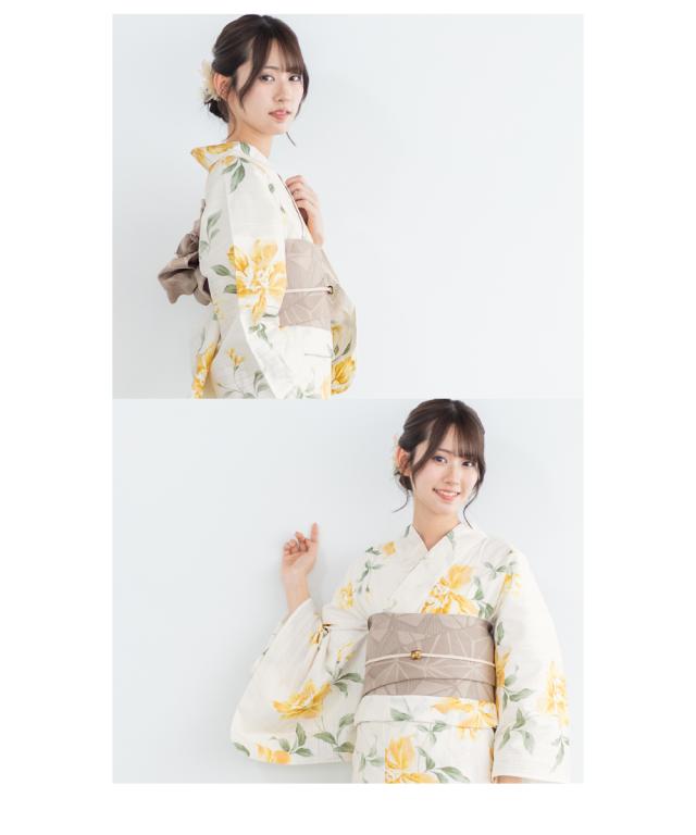 浴衣 セット レディース 浴衣セット 半幅帯 2024新作 大人 3点セット