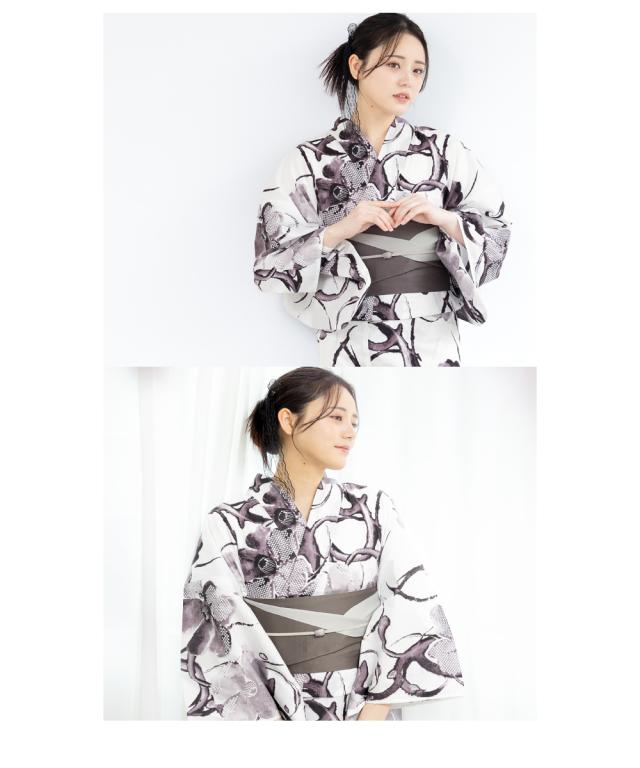 浴衣 セット レディース 浴衣セット 半幅帯 2024新作 大人 3点セット