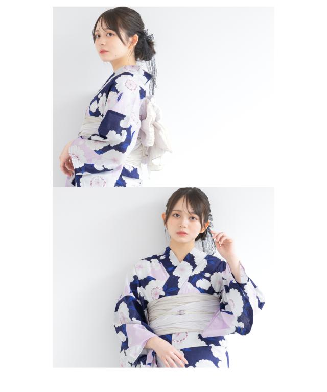 浴衣 セット レディース 浴衣セット 兵児帯 2024新作 大人 3点セット