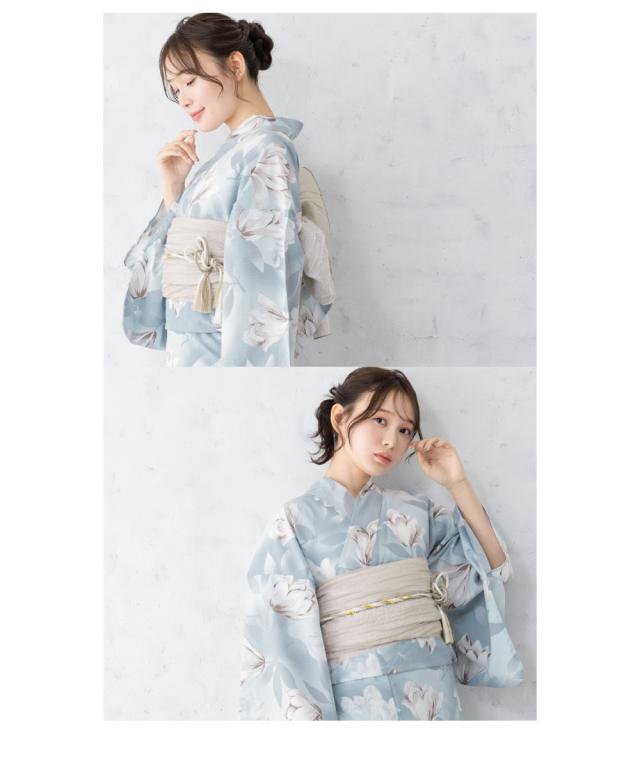 浴衣 セット レディース 浴衣セット 兵児帯 2024新作 大人 3点セット