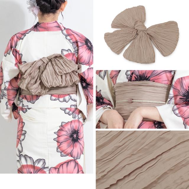 浴衣 セット レディース 浴衣セット 兵児帯 2024 大人 3点セット