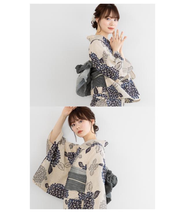 浴衣 セット レディース 浴衣セット 兵児帯 2024新作 大人 3点セット
