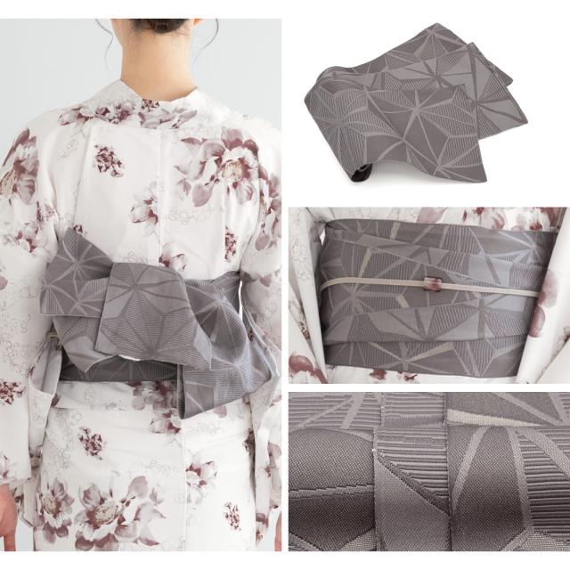 浴衣 セット レディース 二部式 セパレート 浴衣セット 半幅帯 2025 floro 簡単 悩まない 涼しい 吸水速乾 薄グレー 紫 モダン 花 大人 おしゃれ 可愛い 下駄 フリー 送料無料 浴衣 セット レディース 二部式 セパレート 浴衣セット 半幅帯 2025