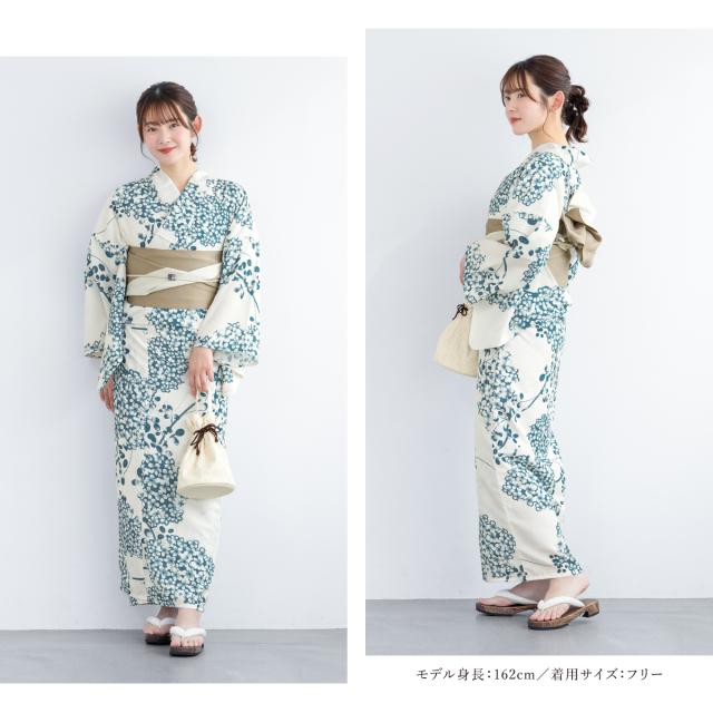 浴衣 セット レディース 浴衣セット 半幅帯 2025 floro 簡単 涼しい