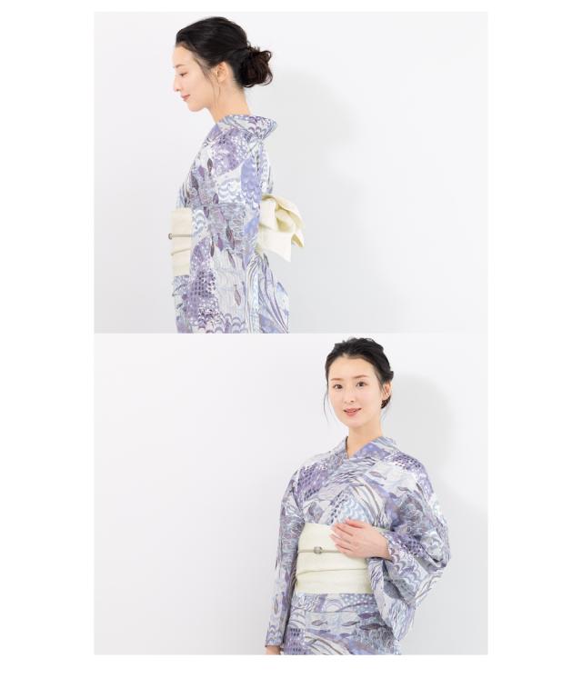 浴衣 セット レディース 浴衣セット 半幅帯 2025新作 みすゞうた 3点