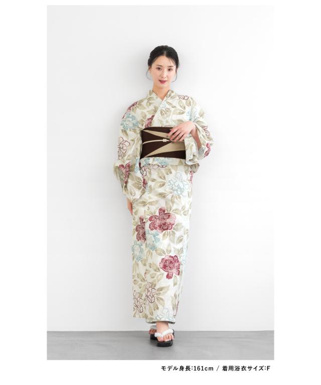 浴衣 セット レディース 浴衣セット 半幅帯 2025 3点セット 簡単