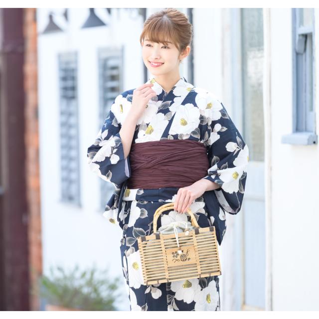 浴衣 セット レディース 二部式 セパレート 浴衣セット 兵児帯 2025 イージーケア 涼しい 吸水速乾 紺 白 ボルドー 椿 花 レトロ 大人 おしゃれ 可愛い 下駄 フリー 送料無料 浴衣 セット レディース 二部式 セパレート 浴衣セット 兵児帯 2025