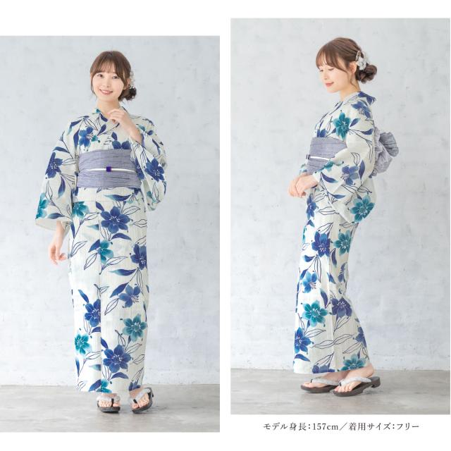 浴衣 セット レディース 二部式 セパレート 浴衣セット 兵児帯 2025