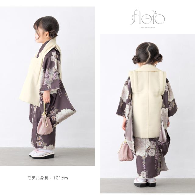 七五三 着物 3歳 レトロ 被布 販売 女の子 三歳 着物セット 被布コート