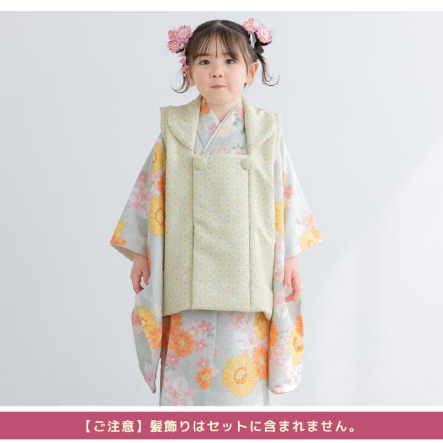 cha-chanさま専用 被布コート着物セット 七五三 ハンドメイド 被布着物セット 七五三 三歳 女の子 着物 被布 販売 被布コート 襦袢