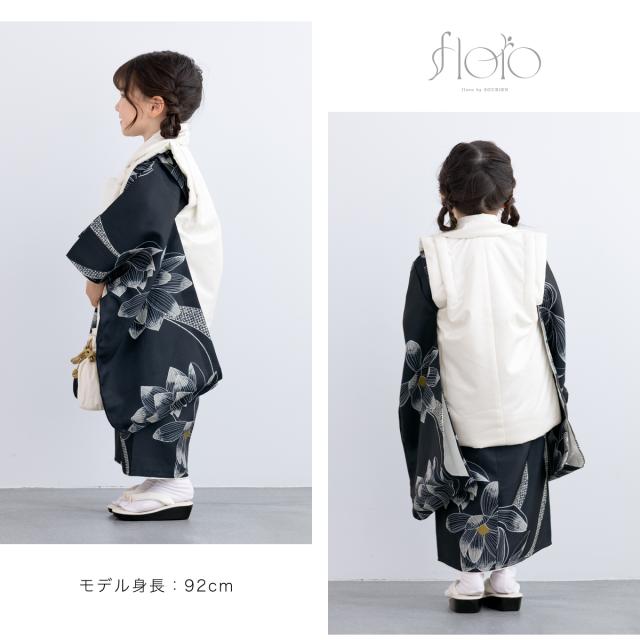 七五三 着物 3歳 レトロ 被布 2025新作 販売 女の子 三歳 着物セット