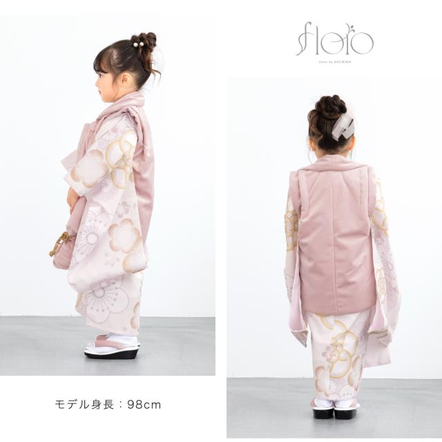 予約】七五三 着物 3歳 レトロ 被布 販売 女の子 三歳 着物セット 被布