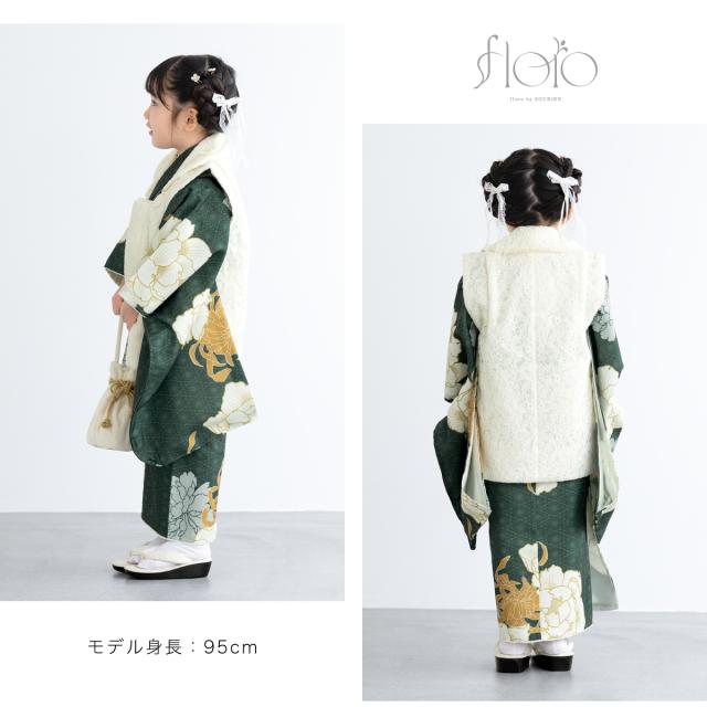 七五三 着物 3歳 レトロ 被布 販売 女の子 三歳 着物セット 被布コート