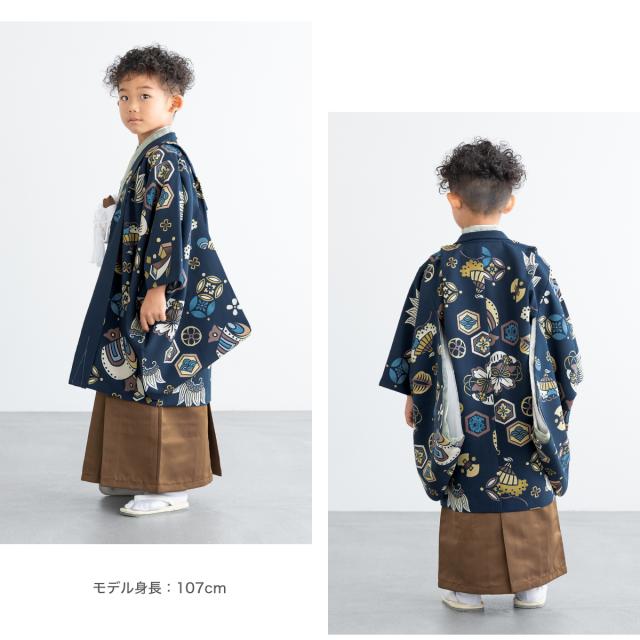 七五三 着物 男の子 5歳 2025新作 袴セット 10点セット 羽織 着物 半