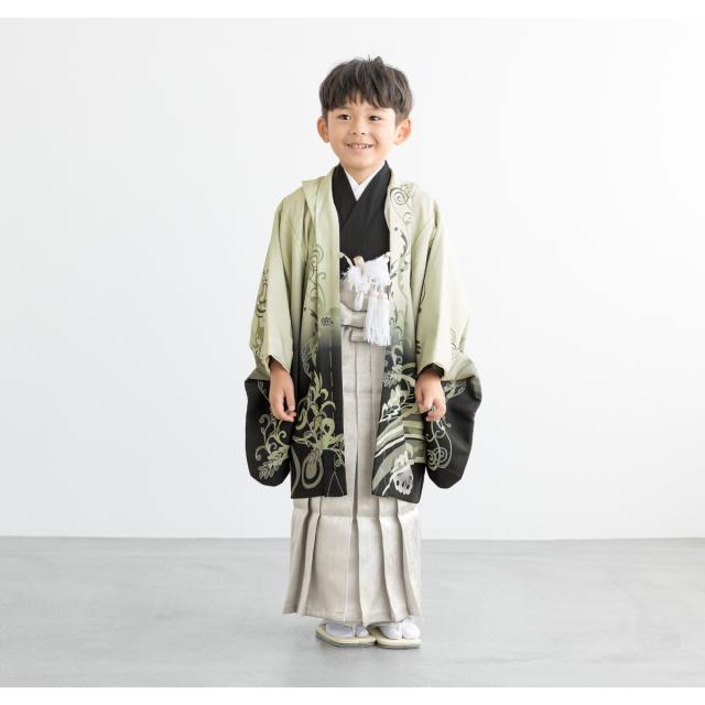 七五三 着物 男の子 5歳 2026 袴セット 10点セット 羽織 着物 半襦袢