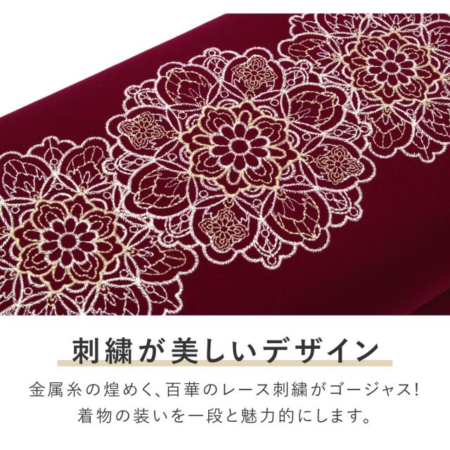 バッグ ハンドバッグ 単品 レディース 成人式 卒業式 振袖 袴姿 和装 白 黒 赤 ホワイト ブラック レッド レース 刺繍 スエード調 花柄 フォーマル 和装バッグ おしゃれ 日本製 送料無料_3