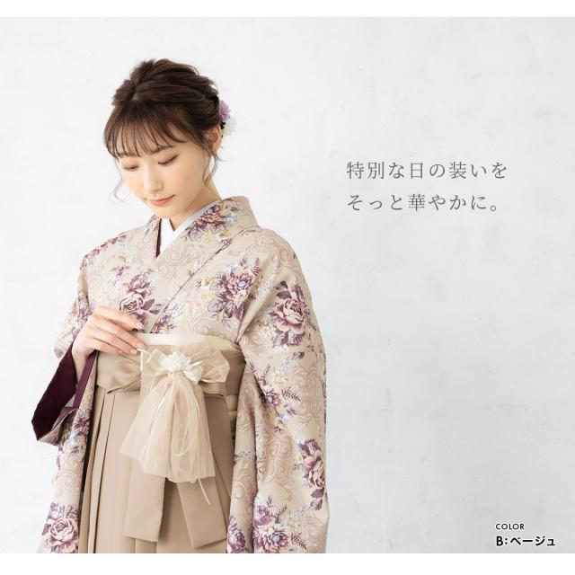 髪飾り リボン 卒業式 袴 成人式 パーティ 帯飾り 花 リボン チュール