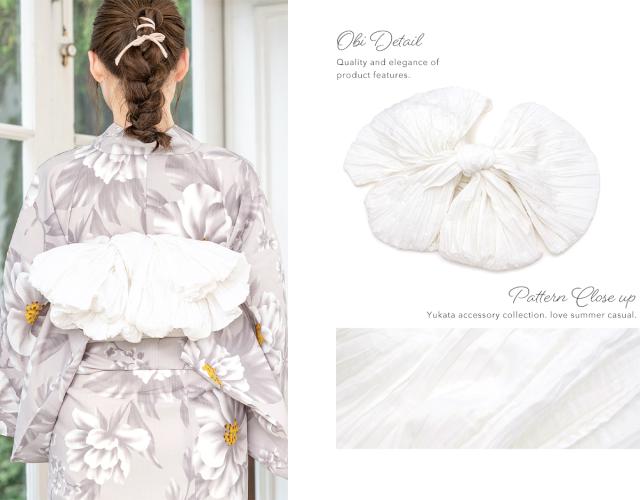 浴衣セット レディース 浴衣セット 兵児帯 大人 2点セット（浴衣/帯