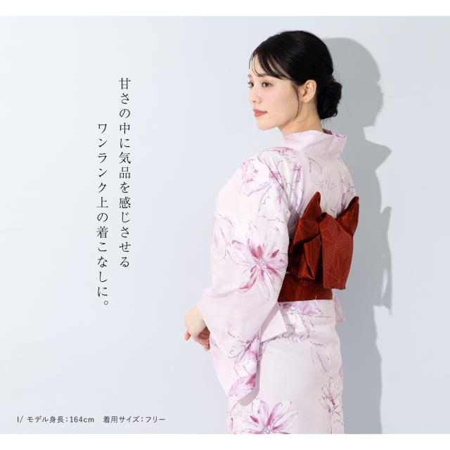 浴衣 セット レディース 浴衣セット 半幅帯 大人 2点セット レトロ