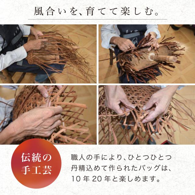 かごバッグ 巾着バッグ 単品 レディース ブラウン ベージュ 茶色 夏 着物 浴衣 単衣 山葡萄 手編み 三つ編 おしゃれ カジュアル 籠バッグ 送料無料_2