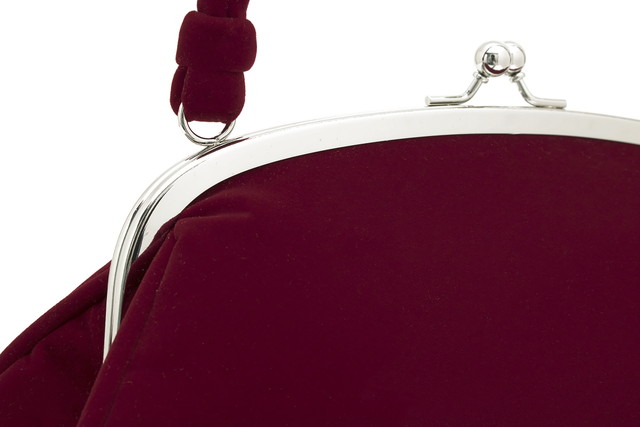 卒業式 バッグ 袴 成人式 単品 振袖用 あとりえ座 濃赤 ダークレッド