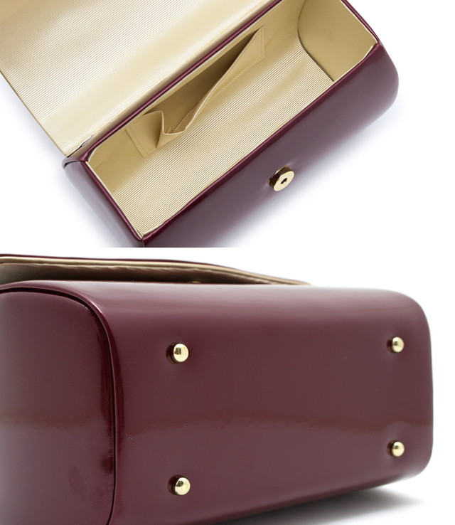 振袖 草履バッグセット 成人式 袴用 創美苑オリジナル 臙脂色 赤