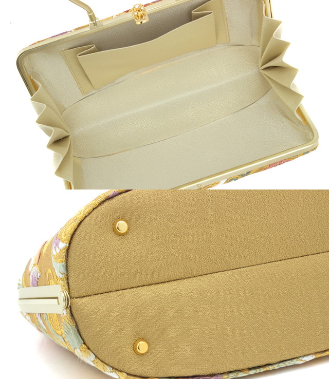 草履バッグセット 留袖用 訪問着用 礼装 フォーマル 浅草『匠』 金色 ゴールド カラフル 鳳凰 花唐草 三枚芯 正絹 京都西陣織 草履セット 草履バックセット 日本製 【フリーサイズ】 草履バッグセット 留袖用 訪問着用 礼装 フォーマル 浅草『匠』 金色