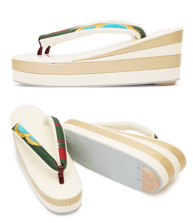 草履バッグセット 成人式 振袖用 赤系 レッド 金色 紫色 アイボリー 菊